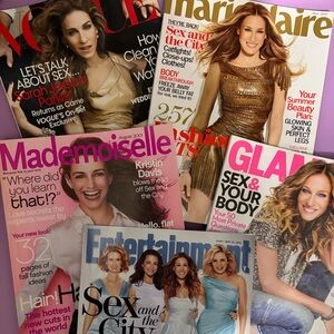 Lot 14 👠 magazines SJP Kristin Davis Sex and the City